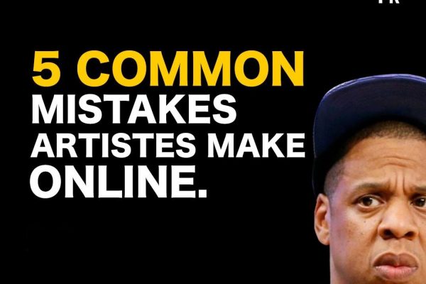 mistakes artists make online