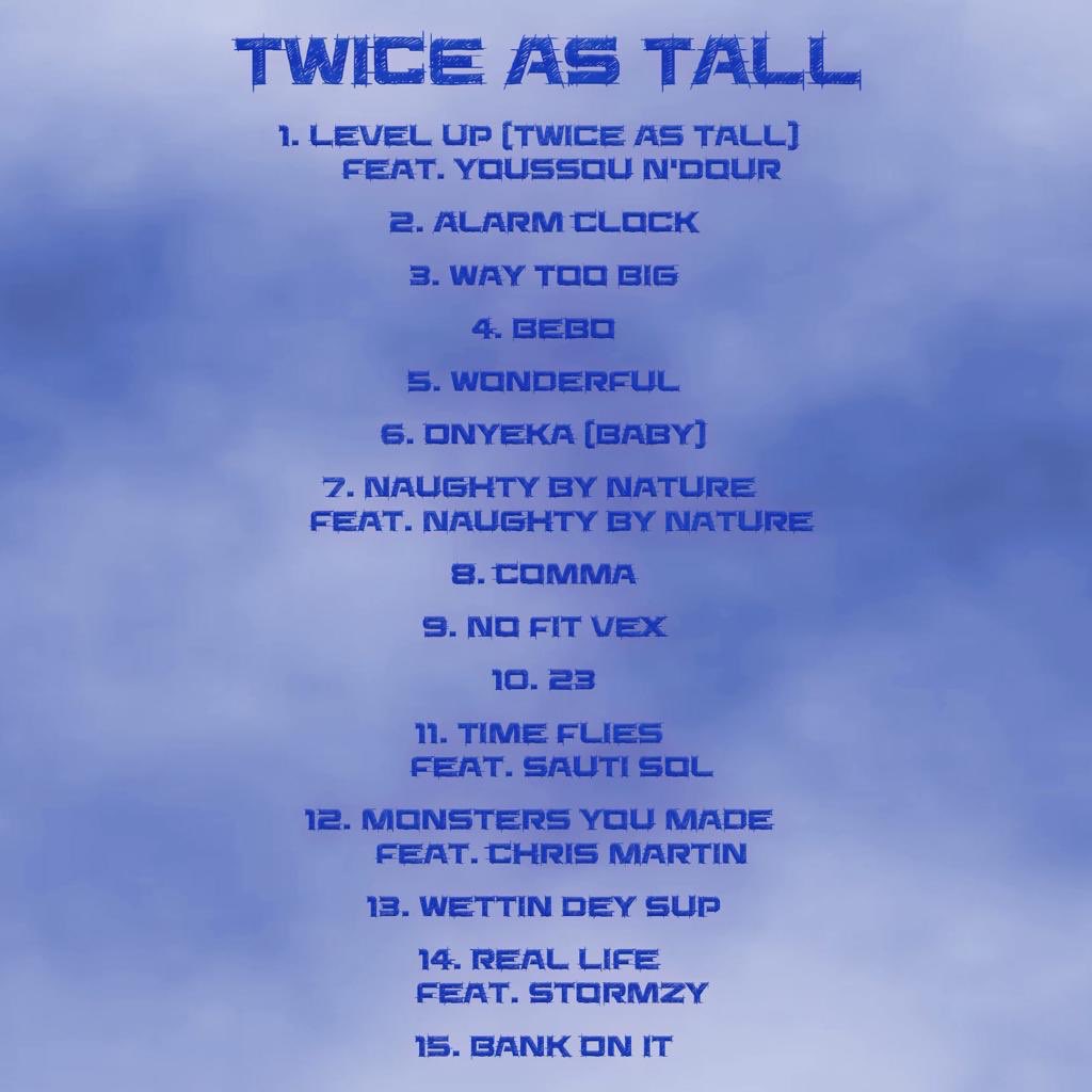 Twice As Tall Tracklist