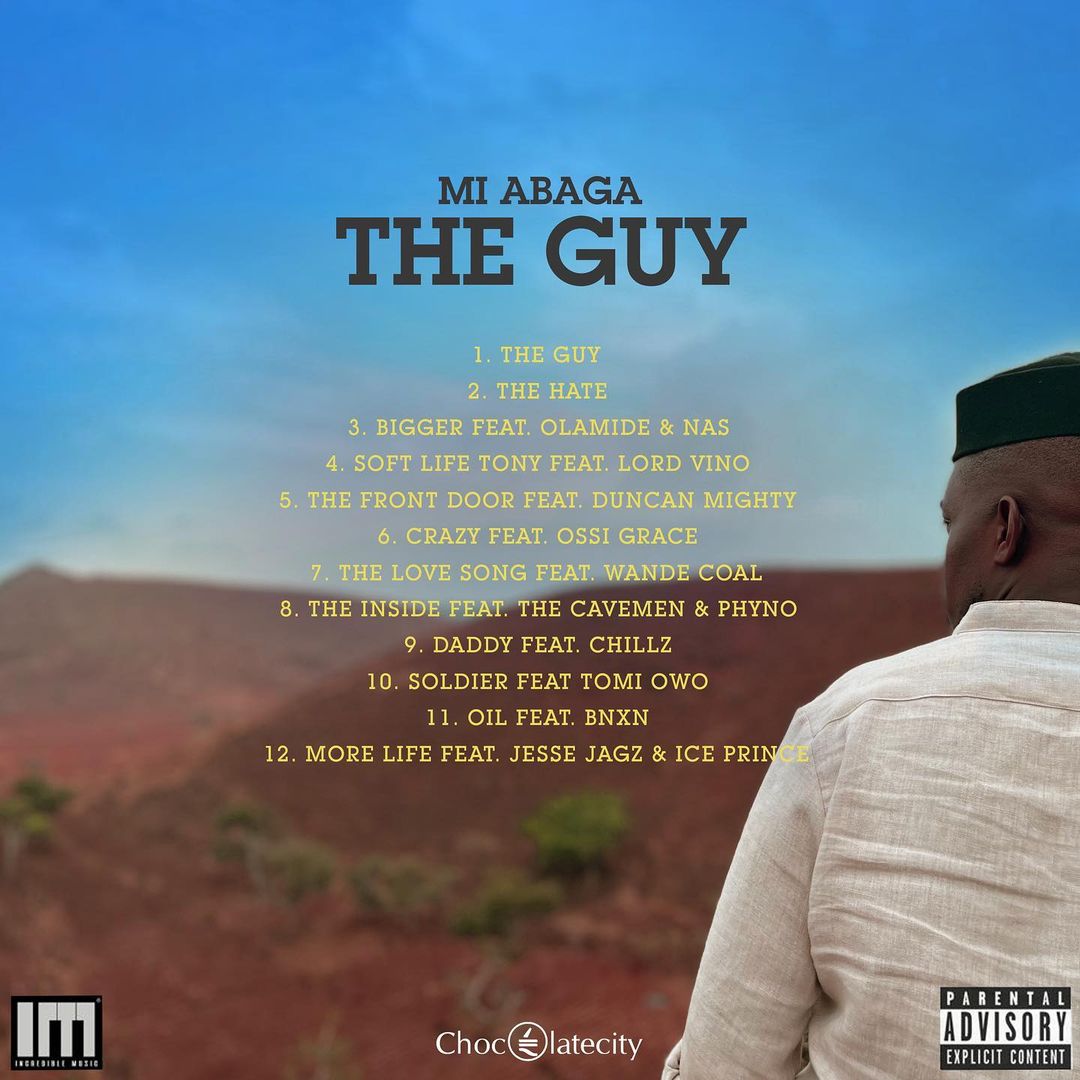 M.I Abaga - The Guy Tracklist